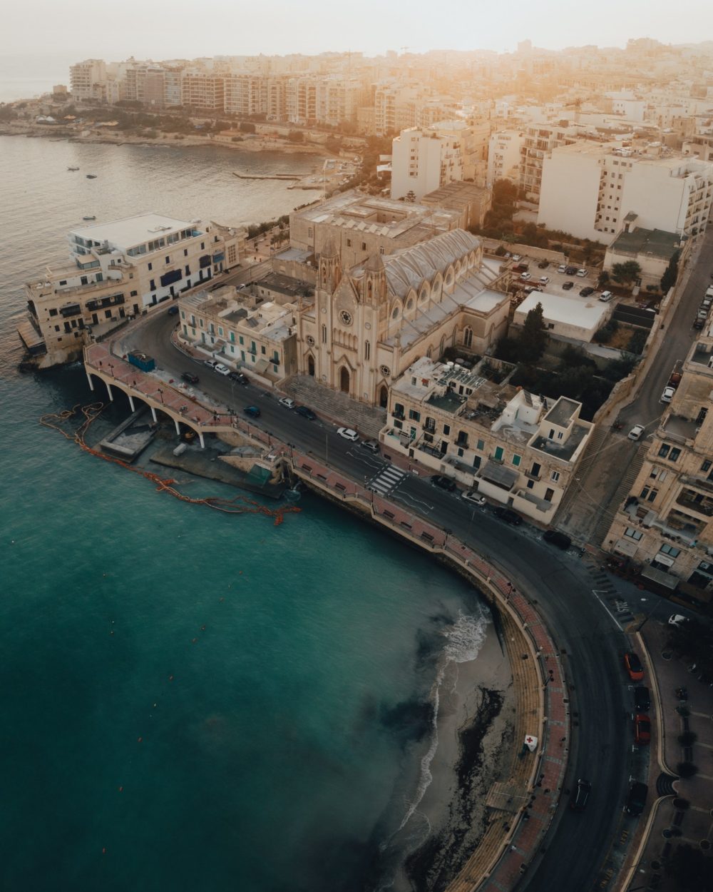 Aerial photography of Malta
