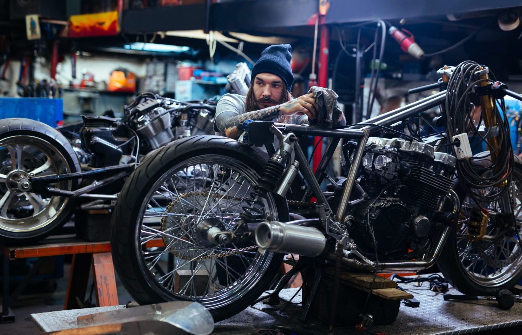 Repairing custom bike