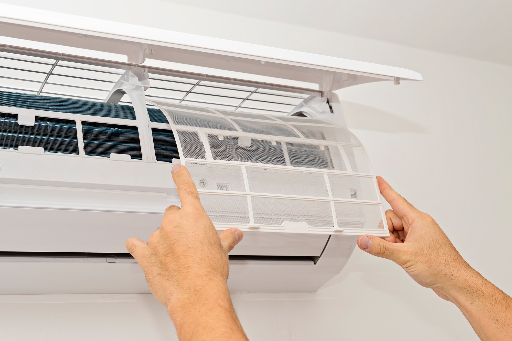 Changing the filter of the air conditioner
