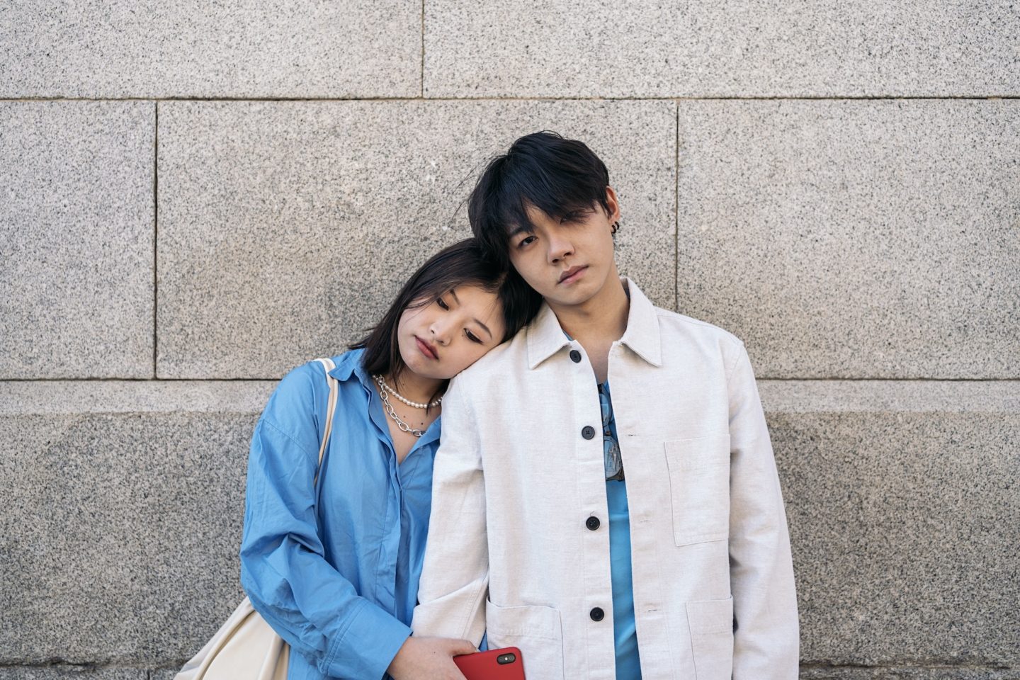 Trendy Asian Couple Portrait