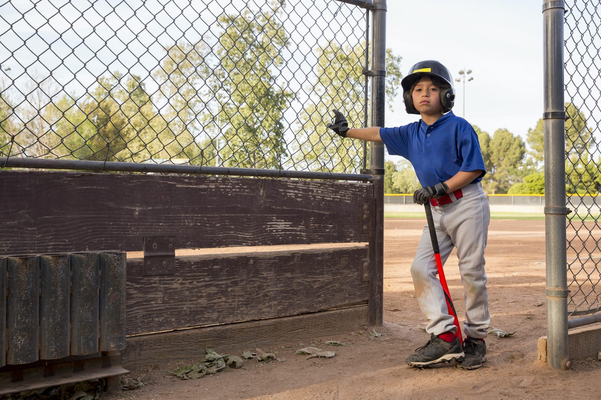 7 years old baseball player