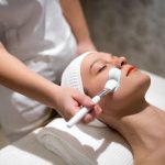 Skin care and cleanse therapy at massage