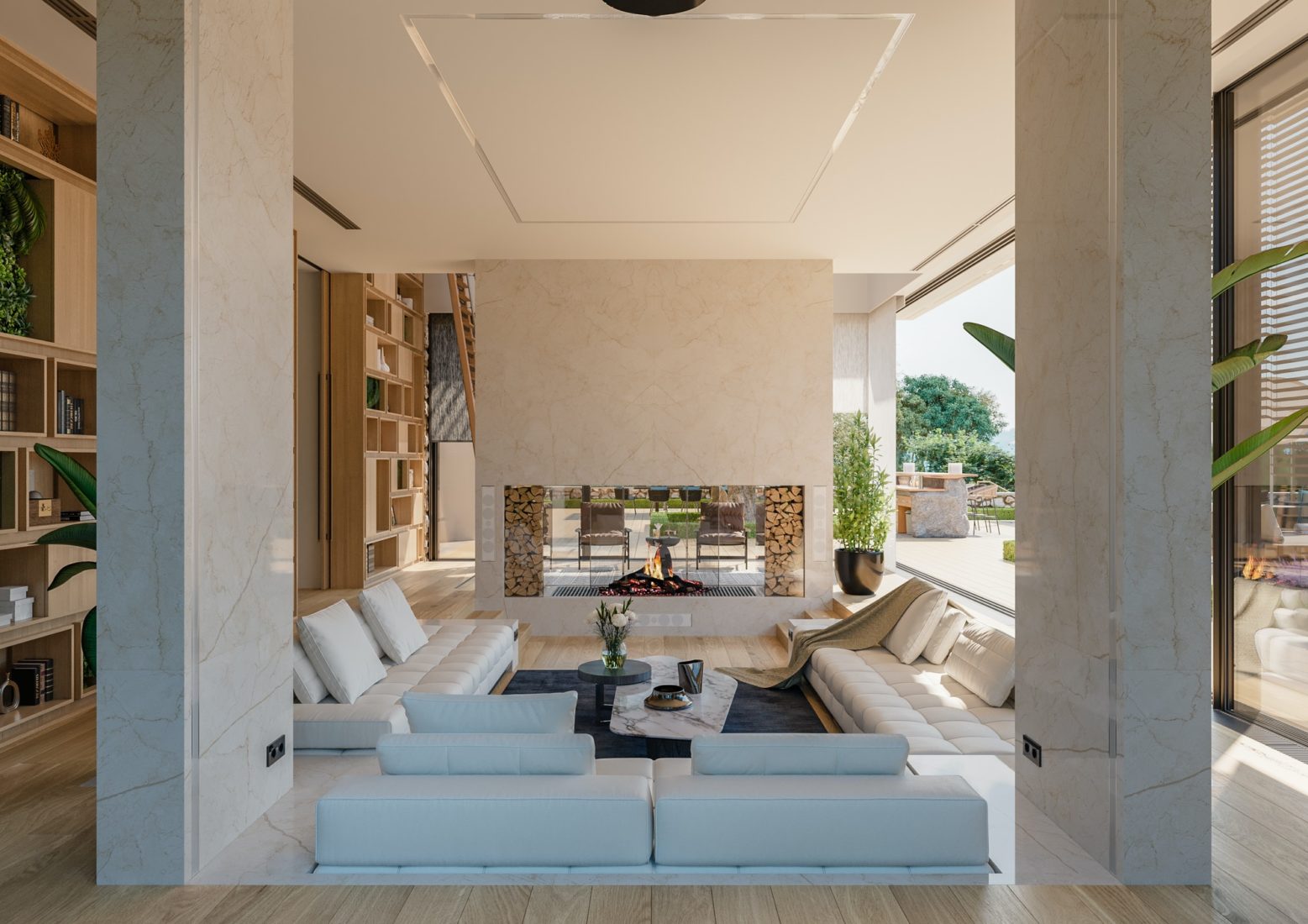 Mediterranean Villa interior and exterior design
