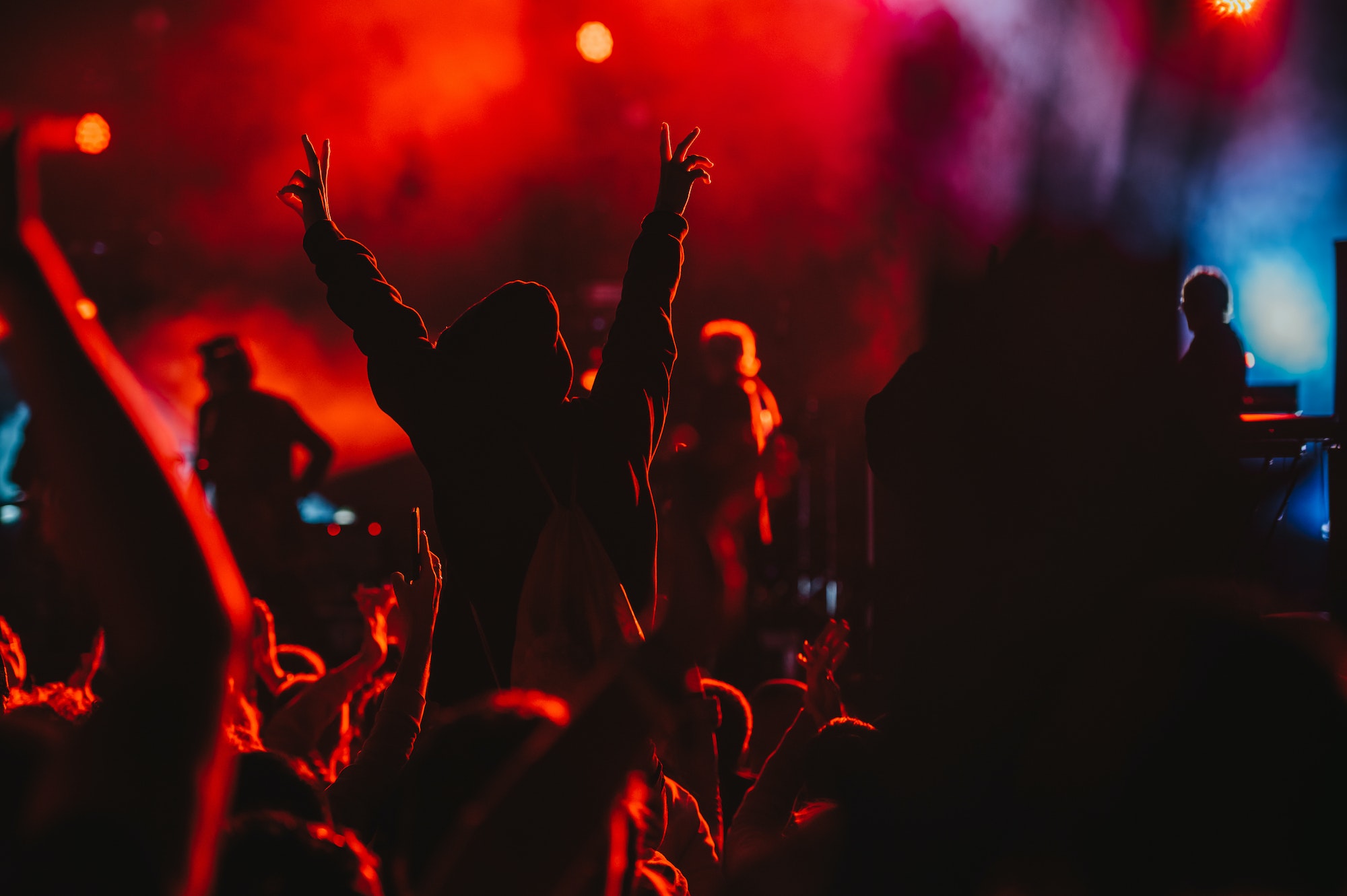 Concert crowd on a music concert