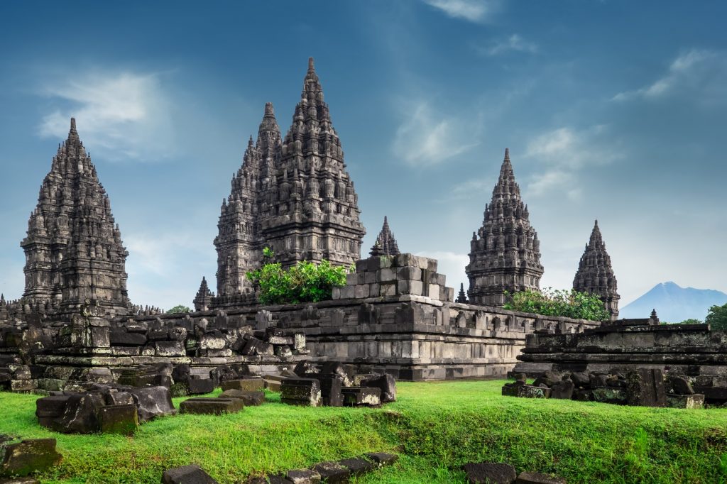 Prambanan lHindu temple ruins. Java, Indonesia.