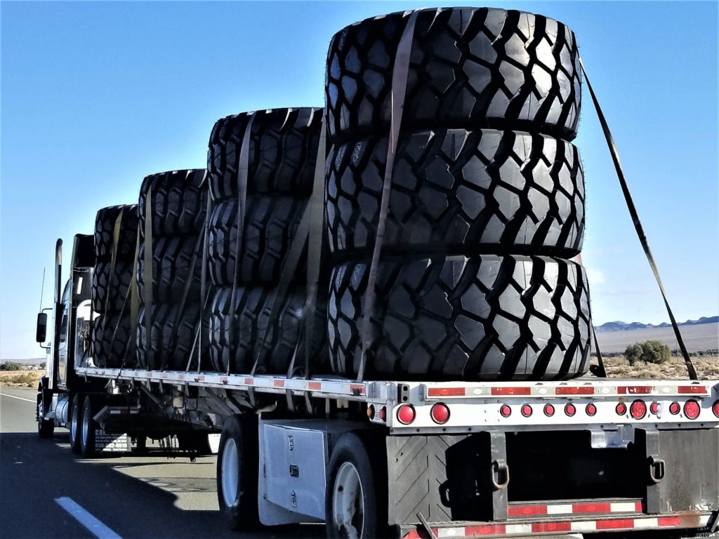 TIRES! Flat Bed Trailer Filled with BIG Oversize Tires!