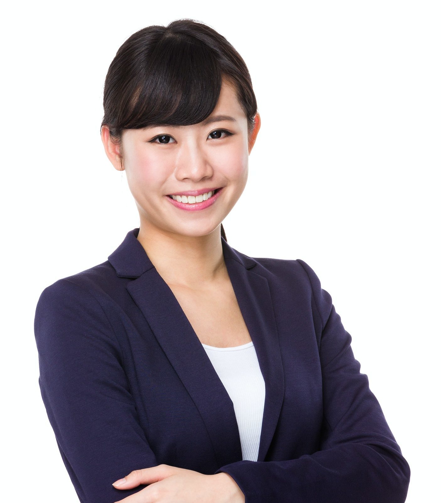 Formal Asian Business woman with crossed arms